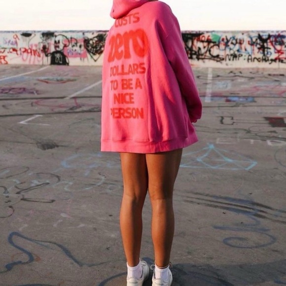 The Mayfair Group It Costs $0.00 To be A Nice Person Hoodie - Picture 5 of 11